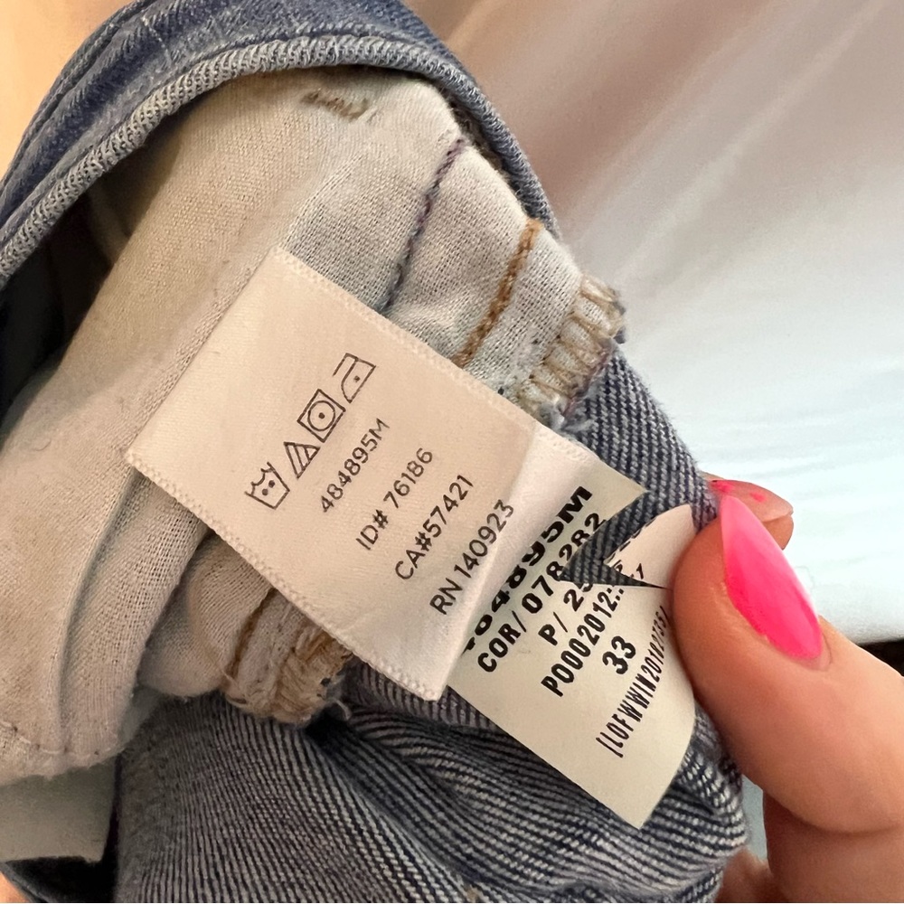 Loft Light Wash Pink Side Stripe Skinny Jeans, size 16 - Picture 5 of 7